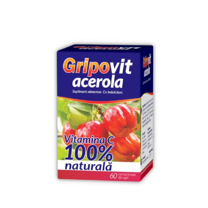 Zdrovit Gripovit Acerola 60 comprimate