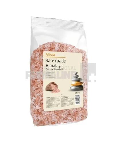 Alevia Sare roz de Himalaya cristale neiodata 500 g