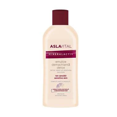 Aslavital Mineralactiv Emulsie demachiantă detox 150 ml