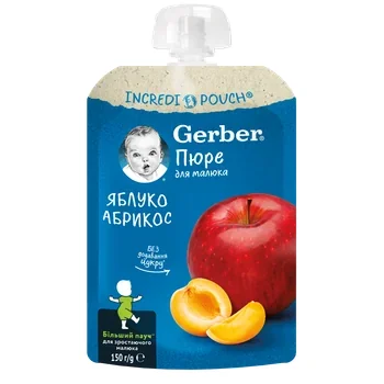 Gerber piure mere si caise 150 gr