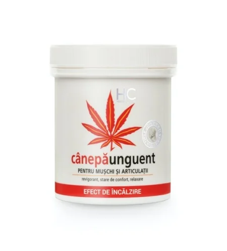 Canepa unguent cu efect de incalzire  250ml Health Culture