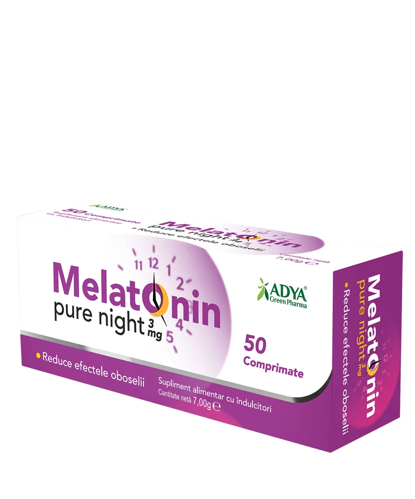 Melatonina Pure Night 3 mg 50 compr. Adya Green Pharma