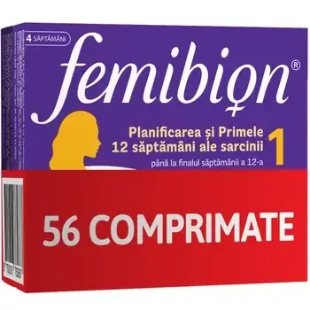 Femibion 1 Planificare si Sarcina 28x2 (56comprimate) pachet