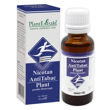 Solutie Nicoton Antitabac Plant 30 ml