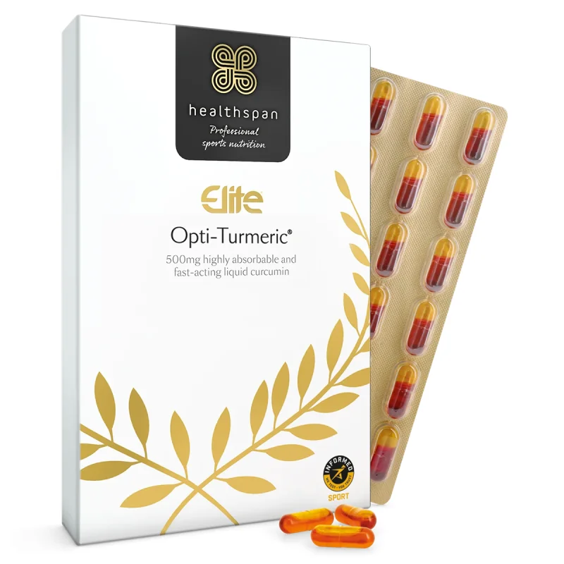 Curcumină Lichidă Healthspan Elite Opti‑Turmeric 120 capsule