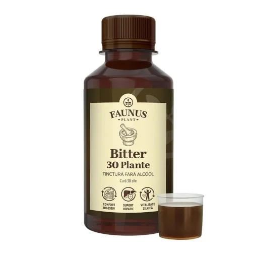 Bitter 30 plante fara alcool 200ml Faunus Plant