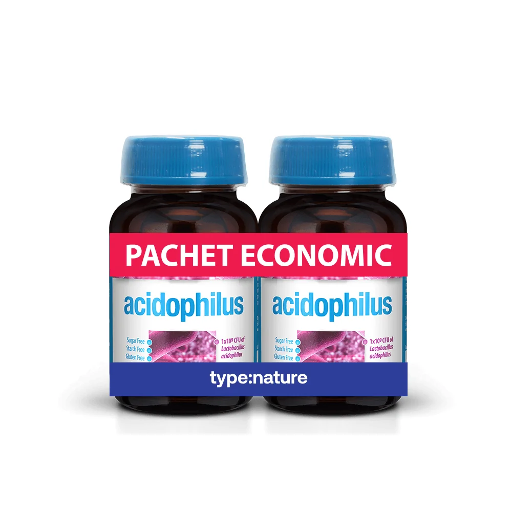 Acidophilus pachet economic 60 + 60 tablete