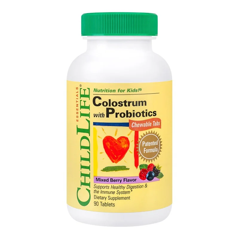 Secom Colostrum with Probiotics ChildLife Essentials 90 tablete