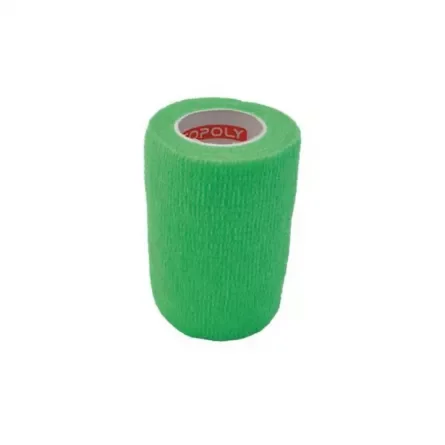 Aseptica Bandaj elastic autoadeziv verde - Copoly 10 cm x 450 cm