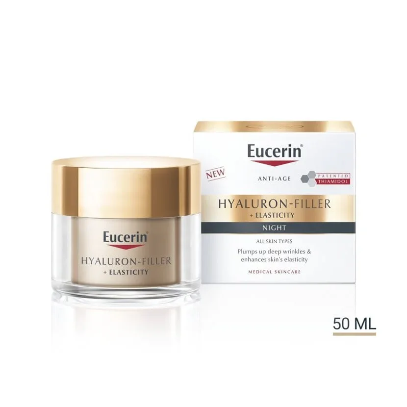 Eucerin Hyaluron-Filler + Elasticity crema noapte 50ml