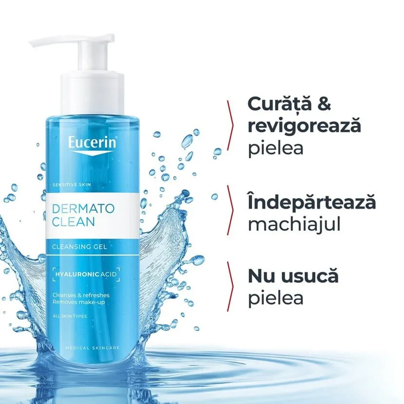 Eucerin Dermatoclean Gel curatare 200ml