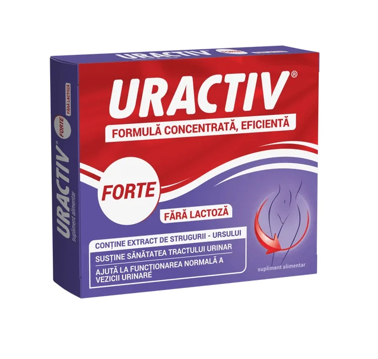 Uractiv Forte fara lactoza 10 capsule