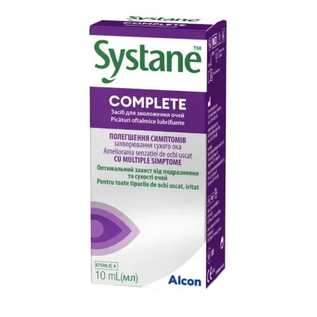 Systane complete fara consevanti picaturi oftalmice 10ml Novartis