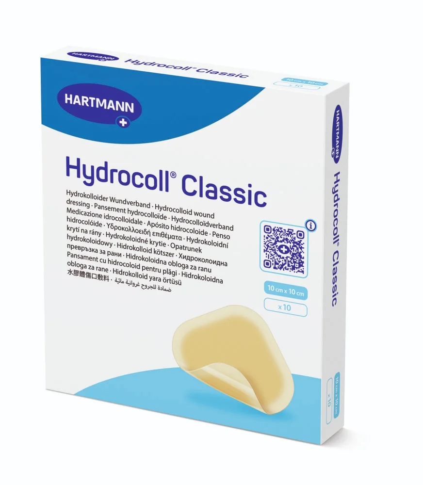 Hartmann Hydrocoll Classic pansament hidrocoloidal 10 cm x 10 cm 10 bucati