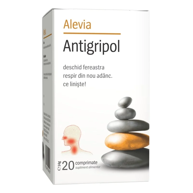 Alevia Antigripol 20 comprimate