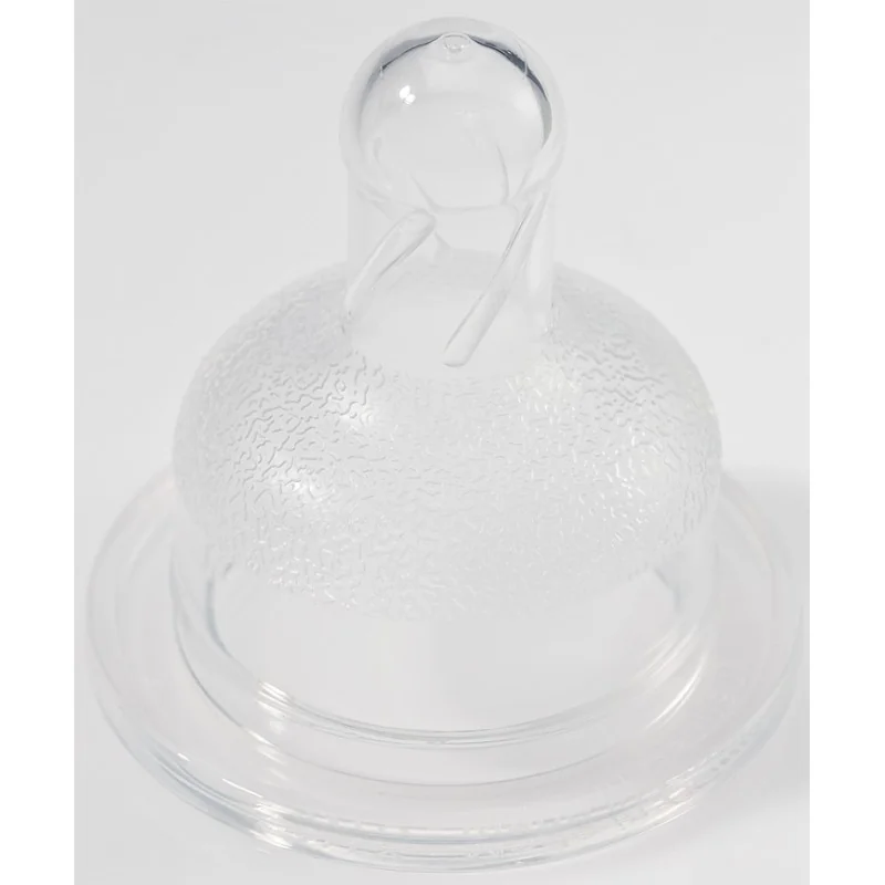Baby Nova 14221 Natural Soft Tetine silicon largi rotunde pentru lapte 0-24 luni 2 bucati