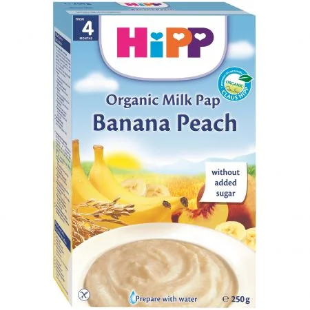 Hipp Cereale cu Banane si Piersici 4+ luni 250 g