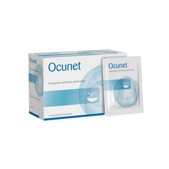 Ocunet Servetele sterile pentru igiena perioculara 20 plicuri