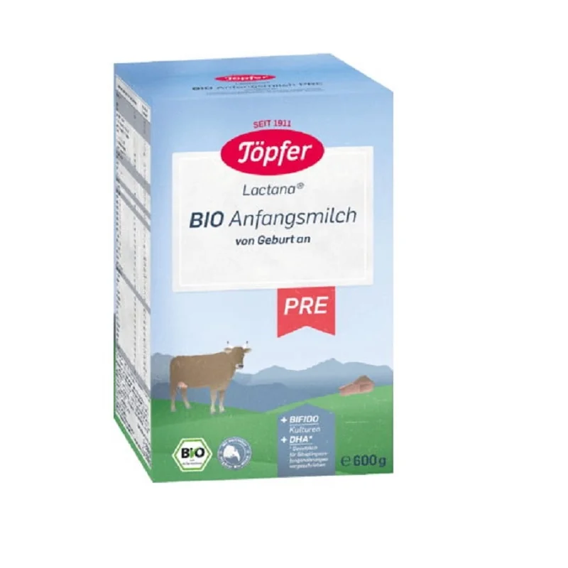 Topfer Lactana Bio Pre 0+ luni 600 g