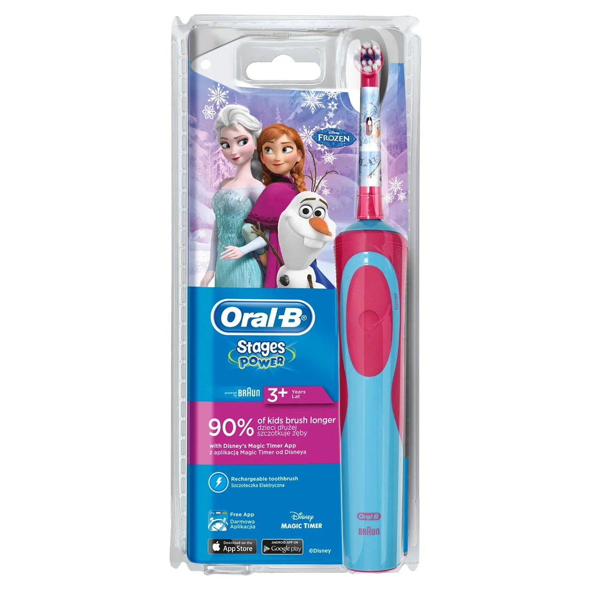 Oral B Stages Power Frozen Periuta de dinti electrica copii 3+ ani