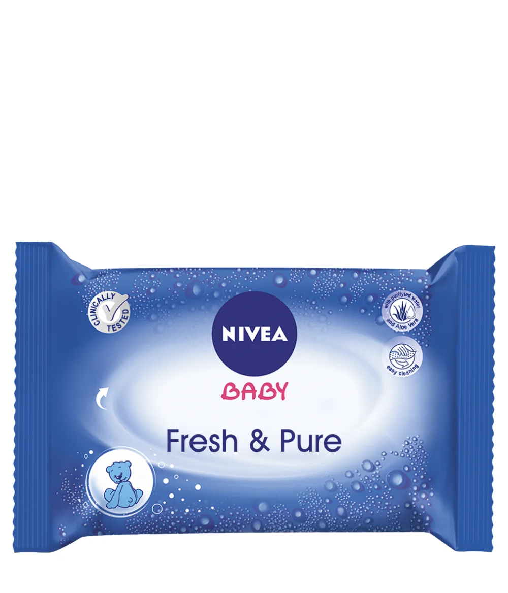 Nivea 86247 Baby Fresh & Pure Servetele umede 63 bucati