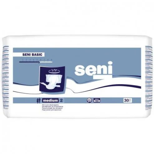 Seni Basic Scutece pentru adulti Nr.2 M 30 bucati