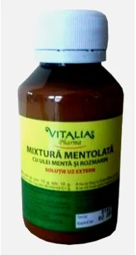 Vitalia Mixtura mentolata cu Ulei de Menta si Rozmarin 100 g