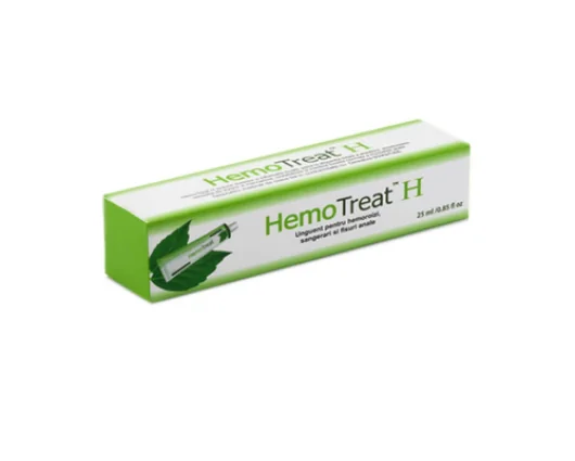 Hemotreat H unguent pentru hemoroizi, sangerari si fisuri anale 25 ml