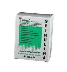 Spirulina 500 mg 40 comprimate