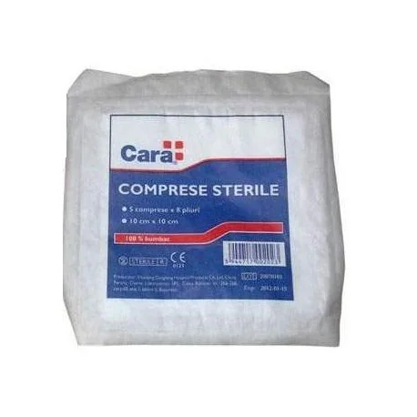 Cara Comprese sterile 10 x 10 cm
