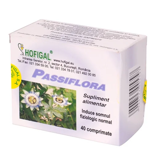 Passiflora 40 comprimate