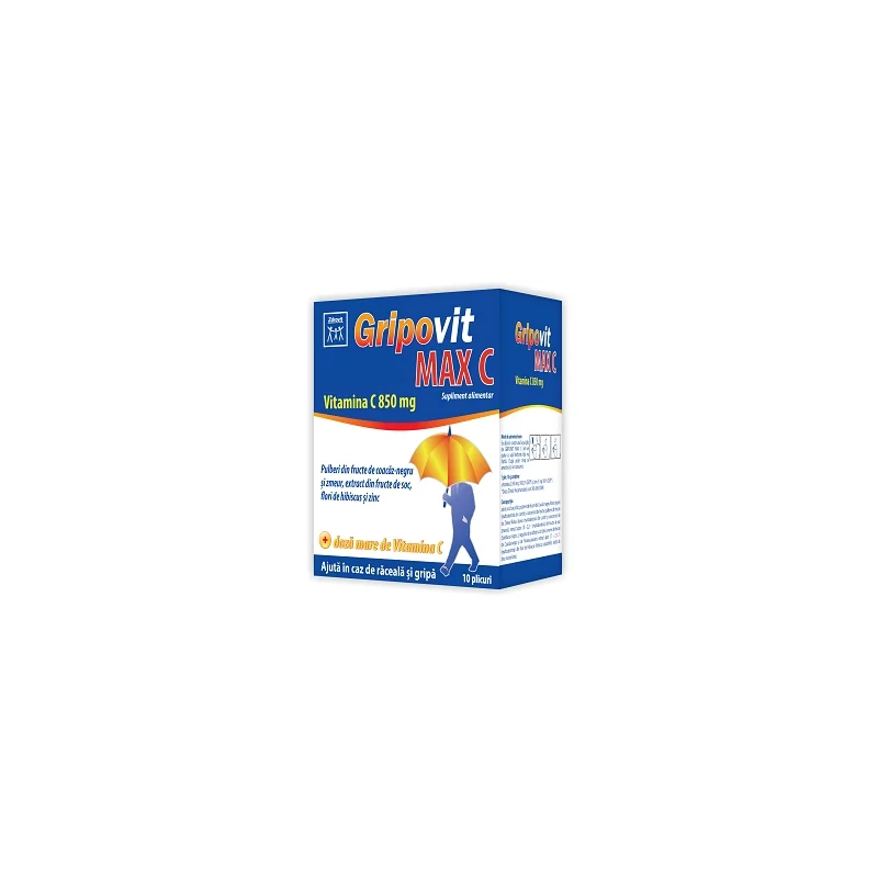 Gripovit Max C 10 plicuri