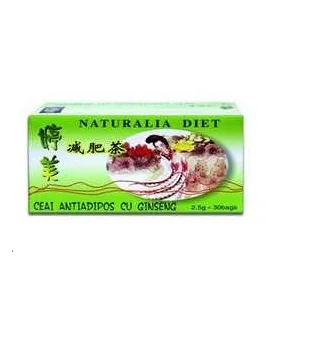 Naturalia Diet Ceai antiadipos cu Ginseng 30 plicuri