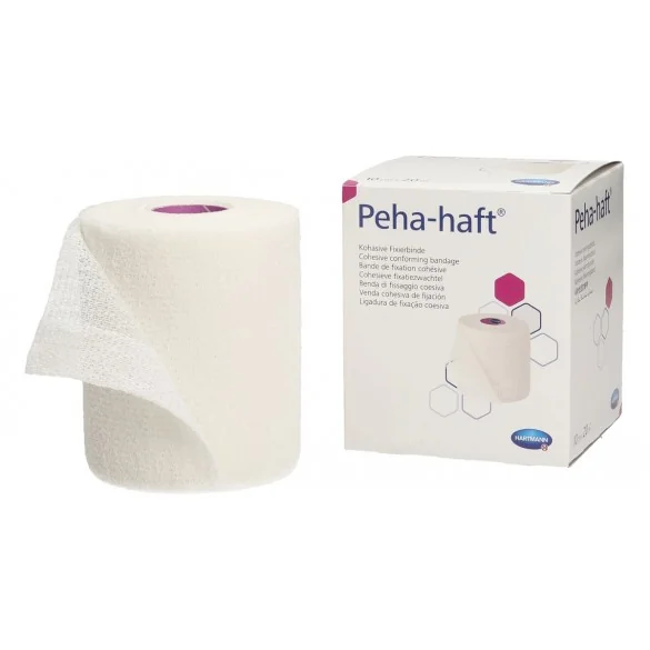 Hartmann Peha-Haft Bandaj elastic pentru fixarea pansamentelor 4 cm x 4 m