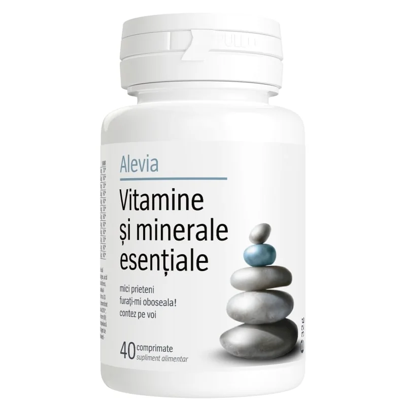 Alevia Vitamine si minerale esentiale 40 comprimate