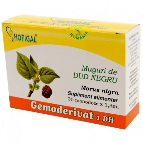 Gemoderivat 1 DH muguri de dud negru 30 monodoze