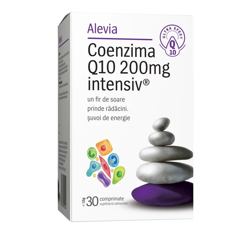 Alevia Coenzima Q10 200 mg intensiv 30 comprimate