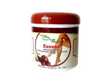 Exovari Crema pentru picioare obosite si varicoase cu Extract de Castane 250 ml