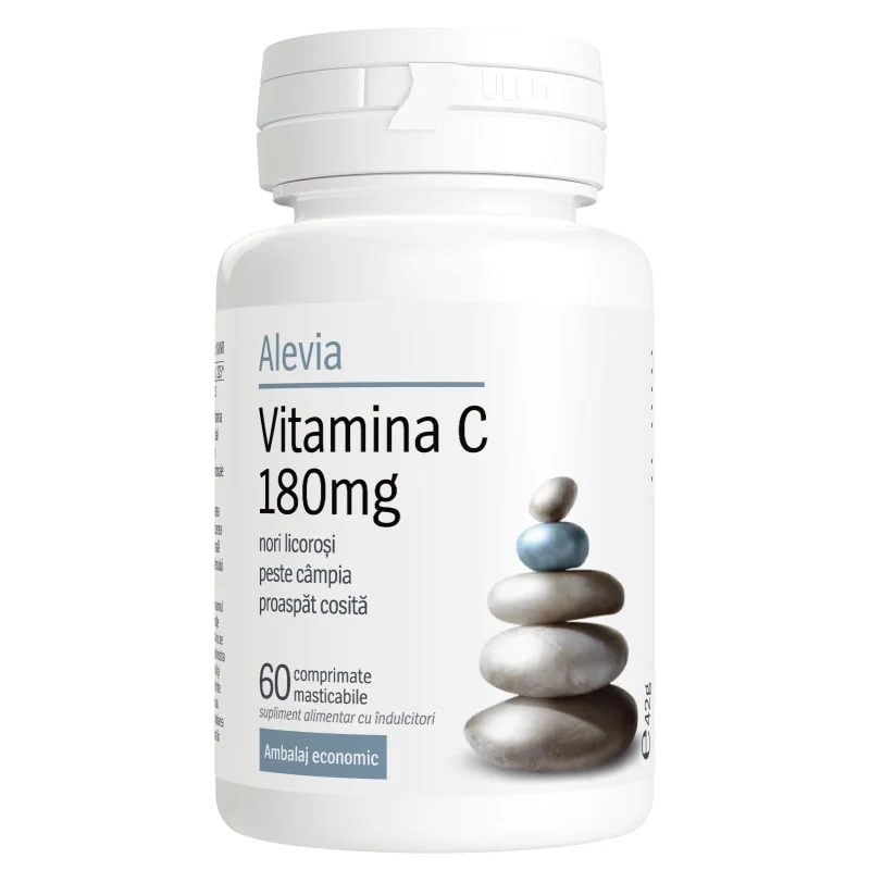 Alevia Vitamina C 180 mg 60 comprimate