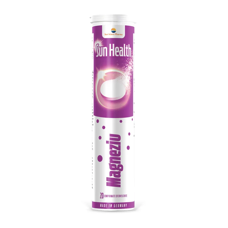 Sun Health Magneziu 20 comprimate efervescente