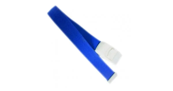 Garou cu banda elastica textila albastru 2.5 cm x 40 cm