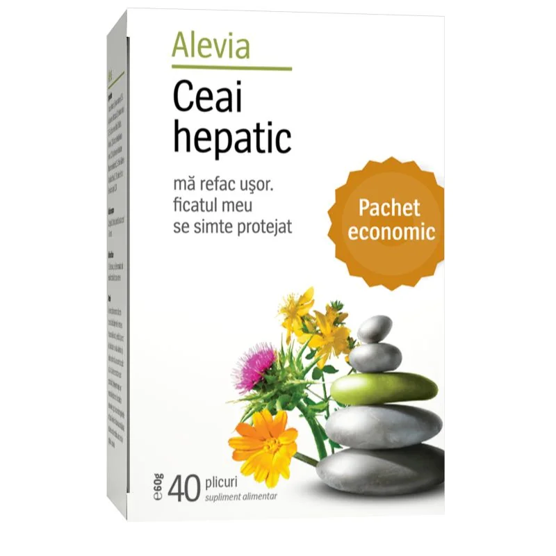Alevia Ceai medicinal hepatic 40 plicuri