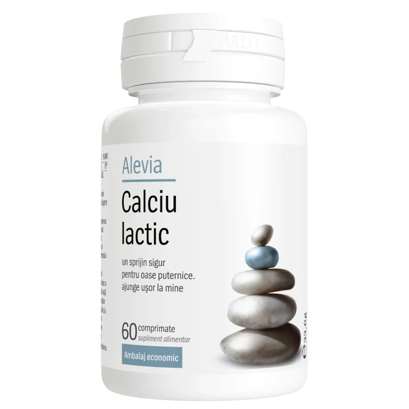 Alevia Calciu lactic 60 comprimate