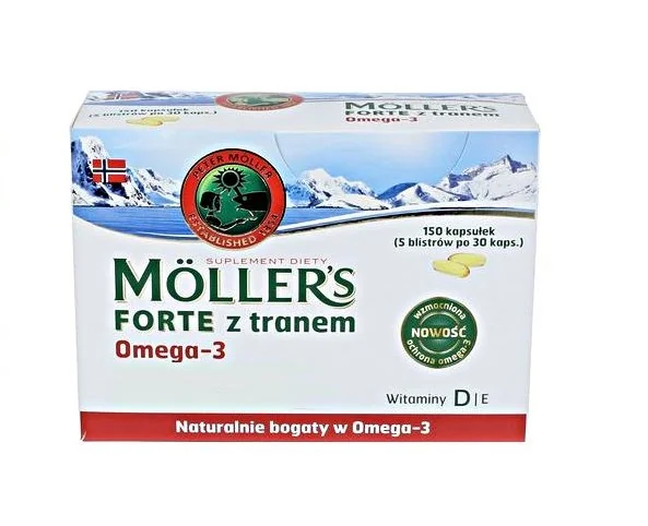 Moller's Forte cu Omega 3 150 capsule