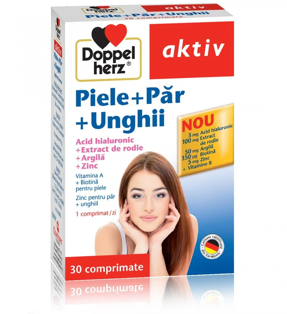 Doppelherz Piele+Par+Unghii 30 comprimate