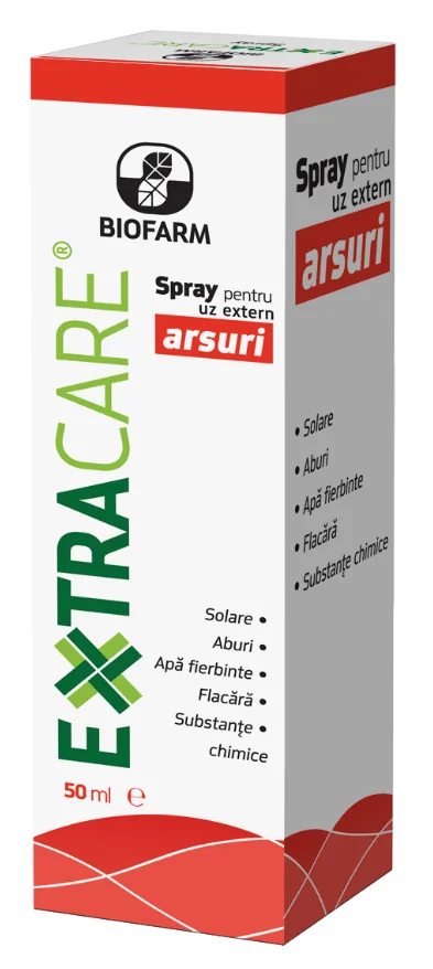 Extracare Spray pentru arsuri 50 ml