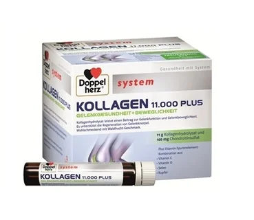 Doppelherz System Kollagen 11.000 plus 10 flacoane