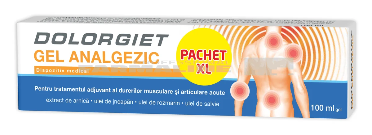 Zdrovit Dolorgiet Gel analgezic 100 ml