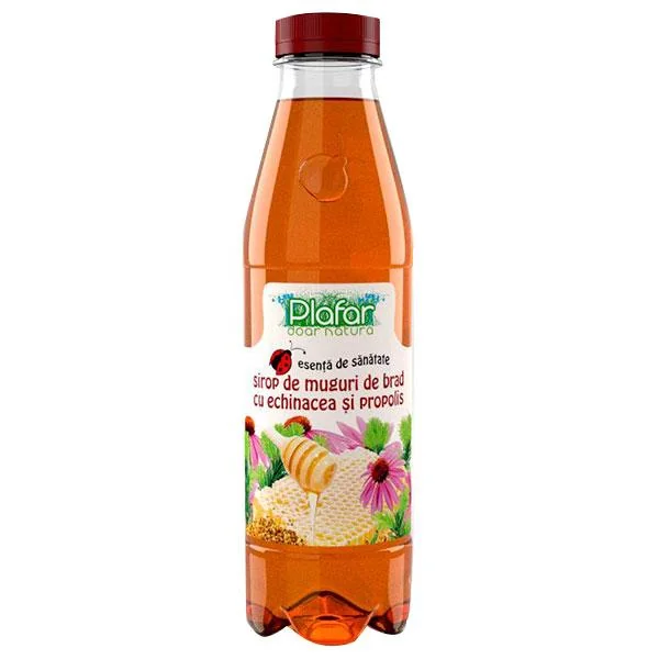 Plafar Sirop de muguri de brad cu echinacea si propolis 500 ml
