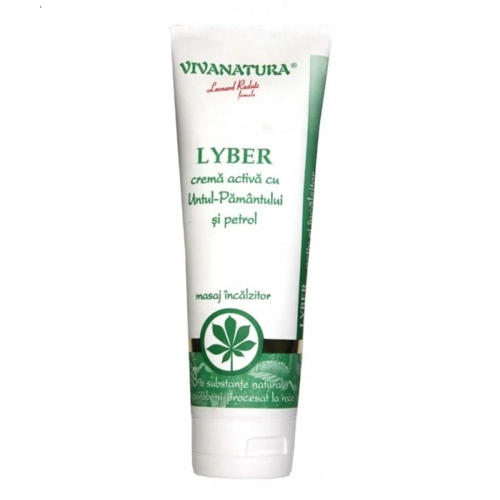 Viva Natura Lyber Crema activa cu untul pamantului si petrol 75 ml